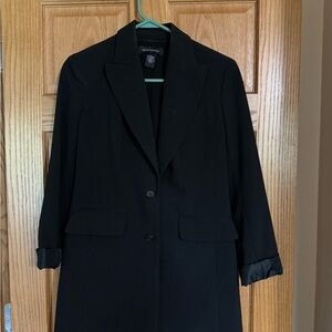 Vintage Victoria’s Secret Moda International Black Long Blazer Coat